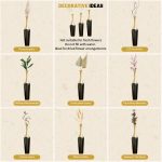 3-Piece Modern Floor Vase Set, Handcrafted Metal, 27.56" 31.5" 35.43" Tall, Black & Gold Decorative Vases for Entryway, Living Room, Home Decor, Not Waterproof - Image 8