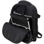 Oxford Cloth Multifunctional Tool Backpack, Heavy-Duty Tool Bag with Multiple Pockets for Electricians & Technicians - Image 6