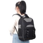 Oxford Cloth Multifunctional Tool Backpack, Heavy-Duty Tool Bag with Multiple Pockets for Electricians & Technicians - Image 9