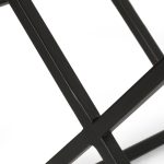 Modern Industrial Tabletop Wine Rack with 7 Bottle Holders in Black Iron Finish - Image 10