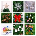 5ft artificial Christmas tree with LED energy-saving lights, including 109 pendant tree skirts and guardrails - Image 8
