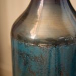 Torch-Fired Metal Vases Set of 3, Tall Blue Burnt Finish Floor Vases for Home Decor, 28.34 24.4 20.4 Inch Rustic Flower Vases for Farmhouse Living Room - Image 12